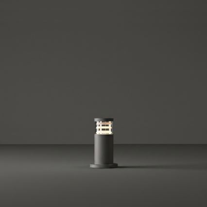 Ideal Lux - Välisvalgusti TRONCO 1xE27/42W/230V 25 cm IP65 antratsiit
