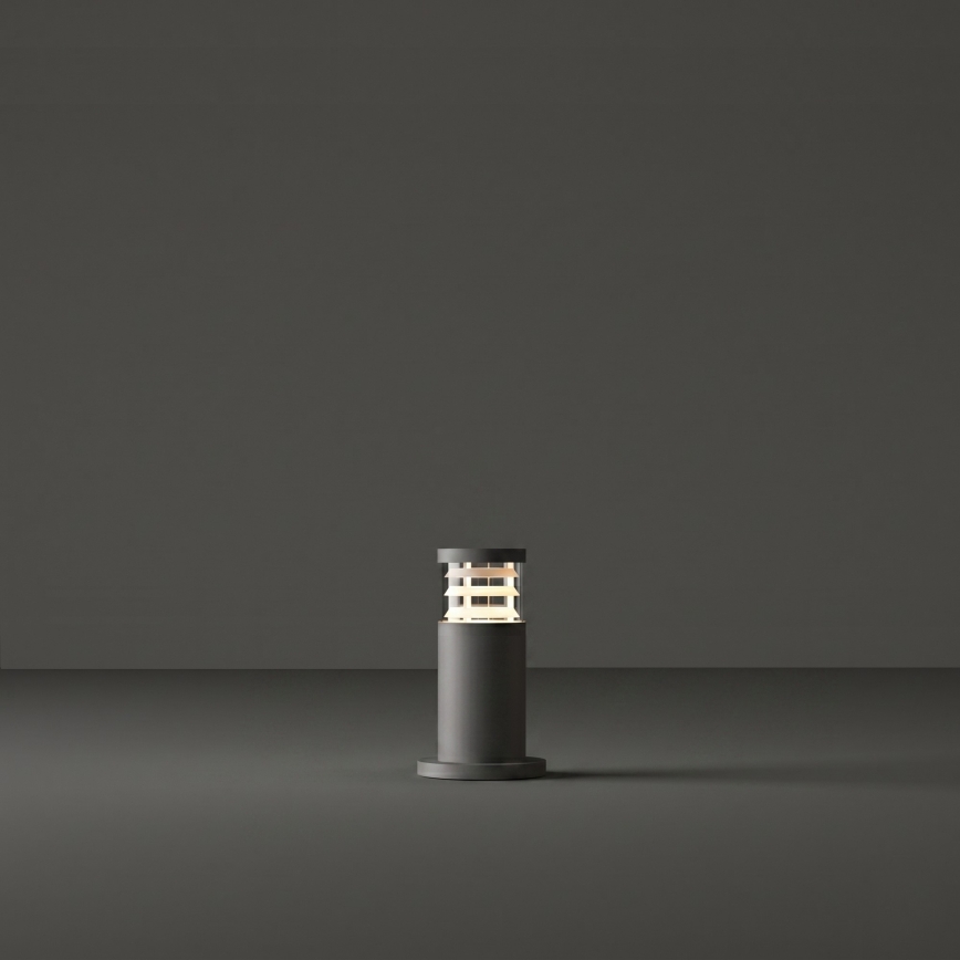 Ideal Lux - Välisvalgusti TRONCO 1xE27/42W/230V 25 cm IP65 antratsiit