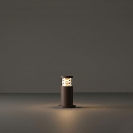 Ideal Lux - välisvalgusti TRONCO 1xE27/42W/230V 25 cm IP65 pruun
