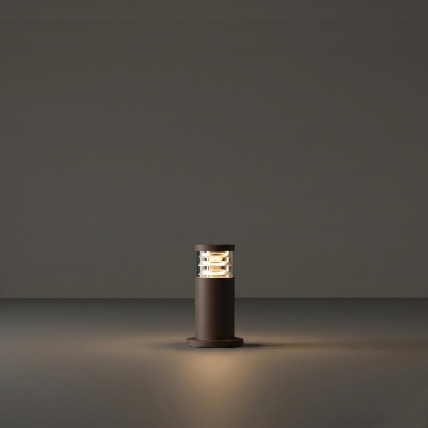 Ideal Lux - välisvalgusti TRONCO 1xE27/42W/230V 25 cm IP65 pruun