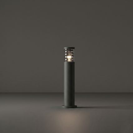 Ideal Lux - Välisvalgusti TRONCO 1xE27/42W/230V 60 cm IP65 antratsiit