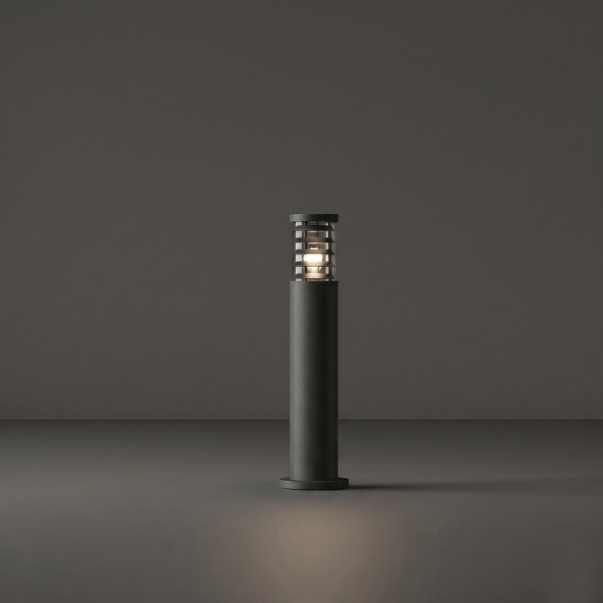 Ideal Lux - Välisvalgusti TRONCO 1xE27/42W/230V 60 cm IP65 antratsiit