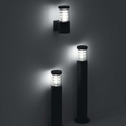 Ideal Lux - Välisvalgusti TRONCO 1xE27/42W/230V 60 cm IP65 antratsiit