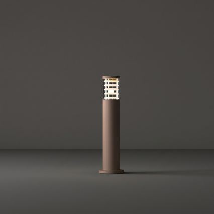 Ideal Lux - Välisvalgusti TRONCO 1xE27/42W/230V 60 cm IP65 pruun