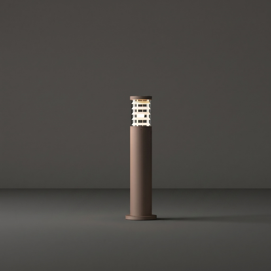 Ideal Lux - Välisvalgusti TRONCO 1xE27/42W/230V 60 cm IP65 pruun