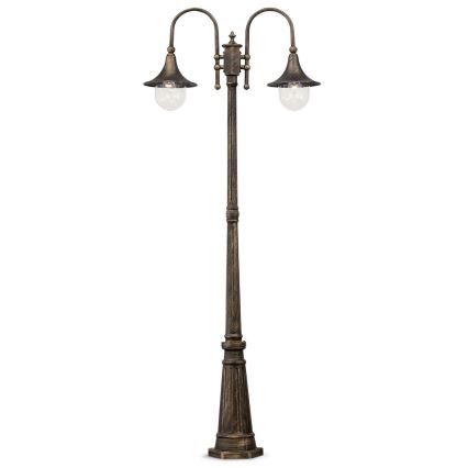 Ideal Lux - Välivalgusti CIMA 2xE27/52W/230V 216 cm IP43 paatina
