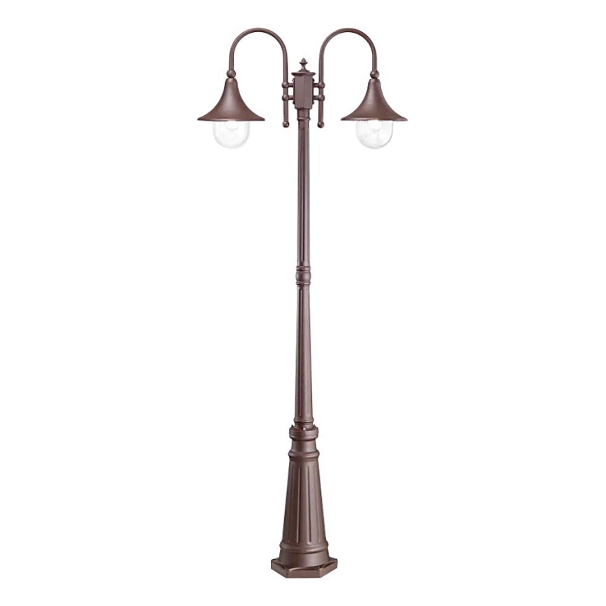 Ideal Lux - Välivalgusti CIMA 2xE27/52W/230V 216 cm IP43 pruun