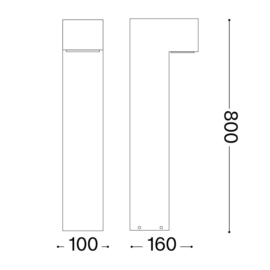 Ideal Lux - Välivalgusti SIRIO 2xG9/15W/230V IP44 valge