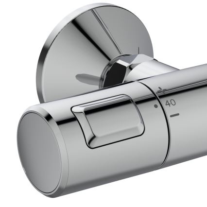 Ideal Standard A7208AA - dušikomplekt termostaatsegistiga CERATHERM T25, läikiva kroomviimistlusega