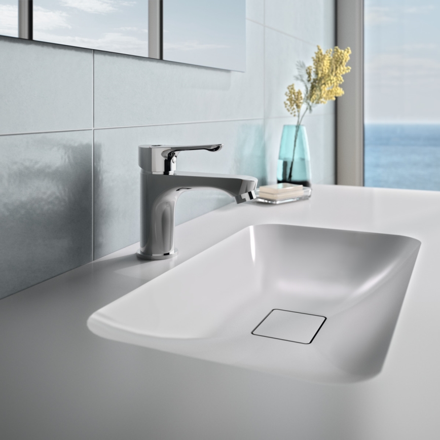 Ideal Standard BC552AA - ALPHA valamu segisti 13,6 cm poleeritud kroom