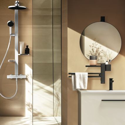 Ideal Standard BD583SI - Dušikomplekt termostaatsegistiga CERATHERM ALU+ matitud kroom