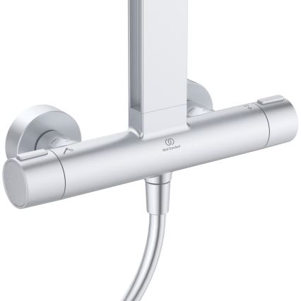 Ideal Standard BD583SI - Dušikomplekt termostaatsegistiga CERATHERM ALU+ matitud kroom
