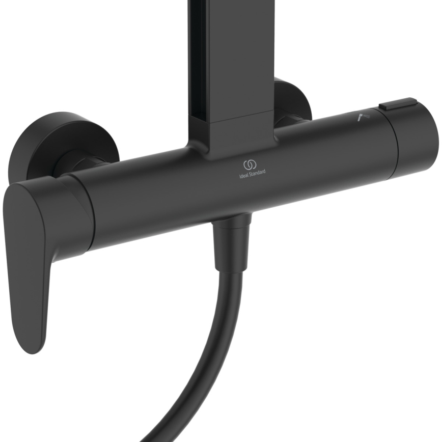 Ideal Standard BD584XG - dušikomplekt segistiga CERAFLOW ALU+ mattmust