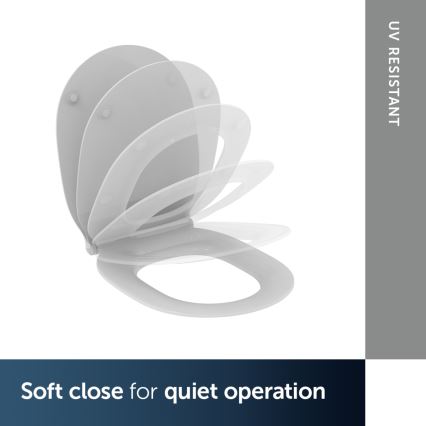 Ideal Standard E036601 - WC-poti kaas SoftClose CONNECT AIR valge