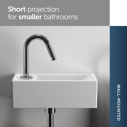 Ideal Standard E211301 - Seinakinnitusega valamu I.LIFE S, 37 x 21 cm, keraamika/valge