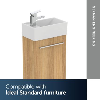 Ideal Standard E211301 - Seinakinnitusega valamu I.LIFE S, 37 x 21 cm, keraamika/valge