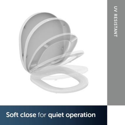 Ideal Standard E712701 - Tualetipoti kaas SoftClose CONNECT valge