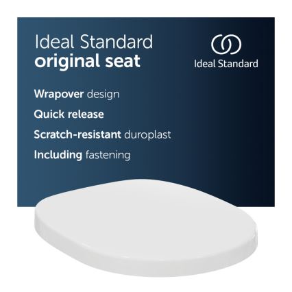 Ideal Standard E712801 - WC-istme kaas CONNECT valge