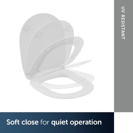 Ideal Standard E772401 - WC-poti kaas SoftClose CONNECT valge
