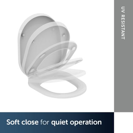 Ideal Standard K706101 - WC-istmekate SoftClose TONIC, valge