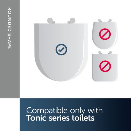 Ideal Standard K706101 - WC-istmekate SoftClose TONIC, valge