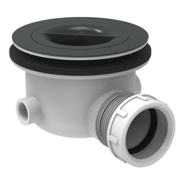 Ideal Standard K936367 - Dušialuse sifoon 9 cm must/valge