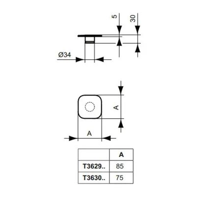 Ideal Standard T3629AA - Valamu äravool CLICK-CLACK 8,5 cm läikiv kroom
