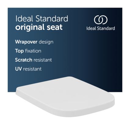 Ideal Standard T453001 - WC-poti kaas I.LIFE A valge