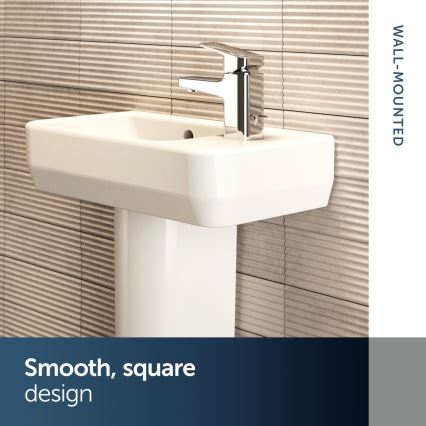 Ideal Standard T458601 -  Seinapealne valamu I.LIFE S 45x25 cm keraamika/valge