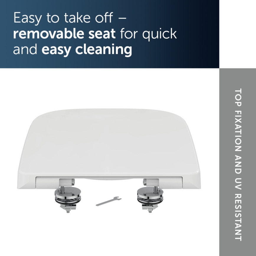 Ideal Standard T468301 - WC-poti kaas SoftClose I.LIFE B, valge