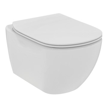 Ideal Standard T536001 - seinale paigaldatav Rimless-WC SoftClose-istmekaanega, TESI, keraamika/valge