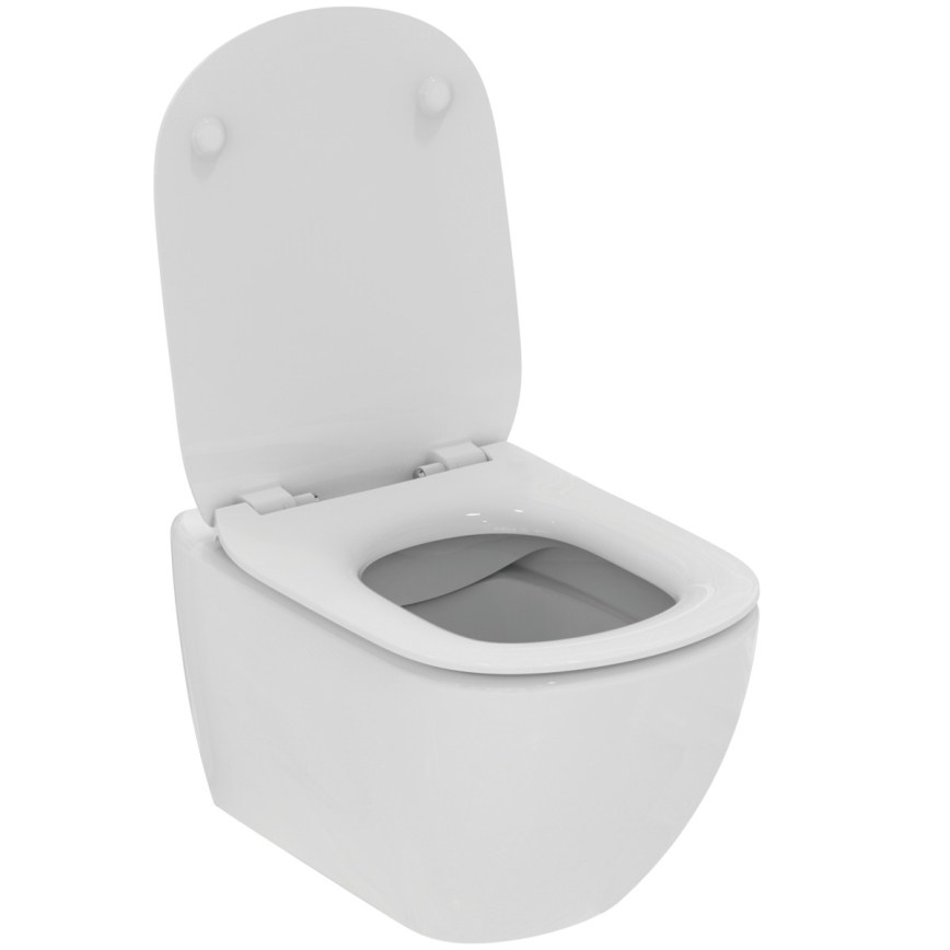 Ideal Standard T536001 - seinale paigaldatav Rimless-WC SoftClose-istmekaanega, TESI, keraamika/valge