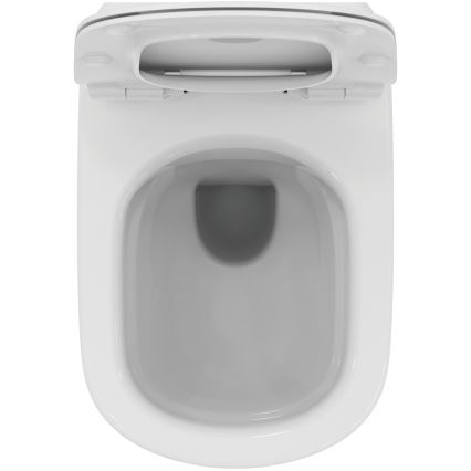 Ideal Standard T536001 - seinale paigaldatav Rimless-WC SoftClose-istmekaanega, TESI, keraamika/valge