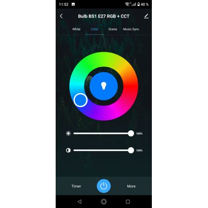 LED RGBW hämardatav vannitoa laevalgusti LED/15W/230V 3000-6500K läbimõõt 22 cm IP54 valge Wi-Fi