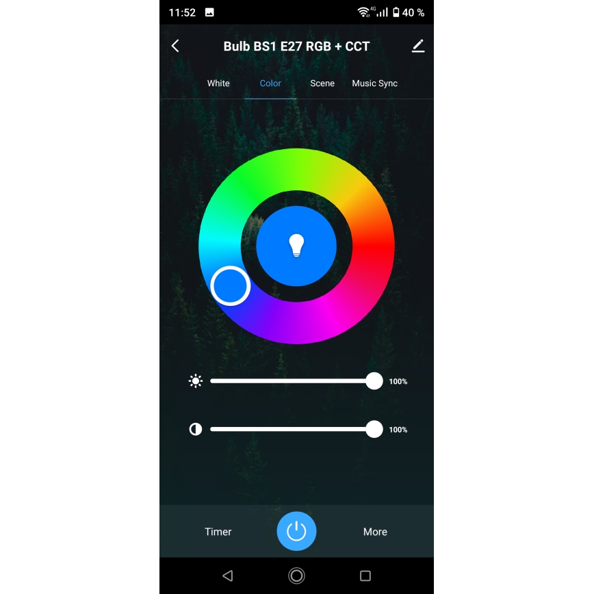 LED RGBW hämardatav vannitoa laevalgusti LED/24W/230V 3000-6500K 33x33 cm IP54 valge Wi-Fi Tuya