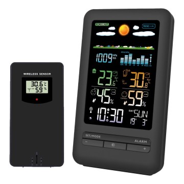 Ilmajaam LCD ekraaniga 2xAA must