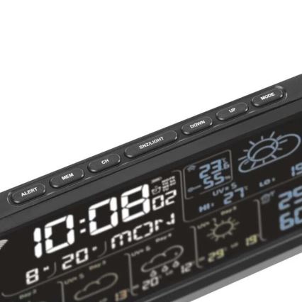 Ilmajaam LCD ekraaniga GoSmart 230V/3xAAA + 2×AAA Wi-Fi Tuya must