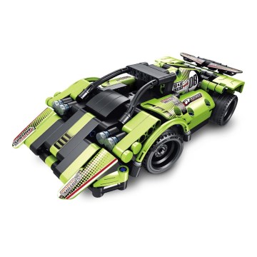 iM.Master - 2-ühes auto ehituskomplekt, 335 tükki, töötab 3xAA + 3xAAA, komplektis kaugjuhtimispult