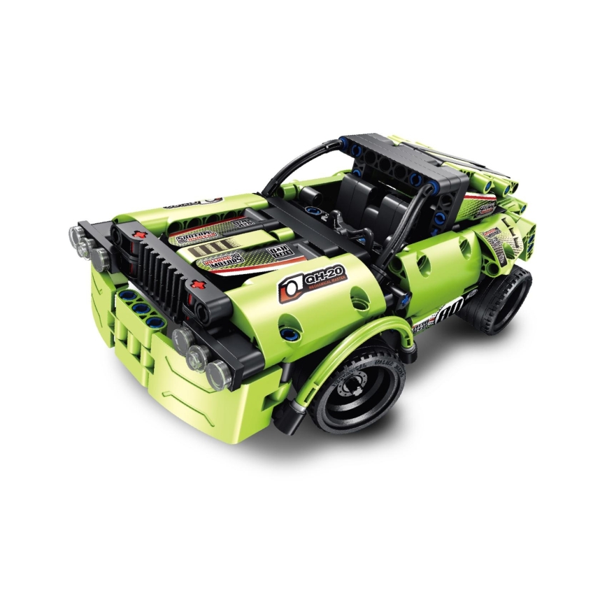 iM.Master - 2-ühes auto ehituskomplekt, 335 tükki, töötab 3xAA + 3xAAA, komplektis kaugjuhtimispult