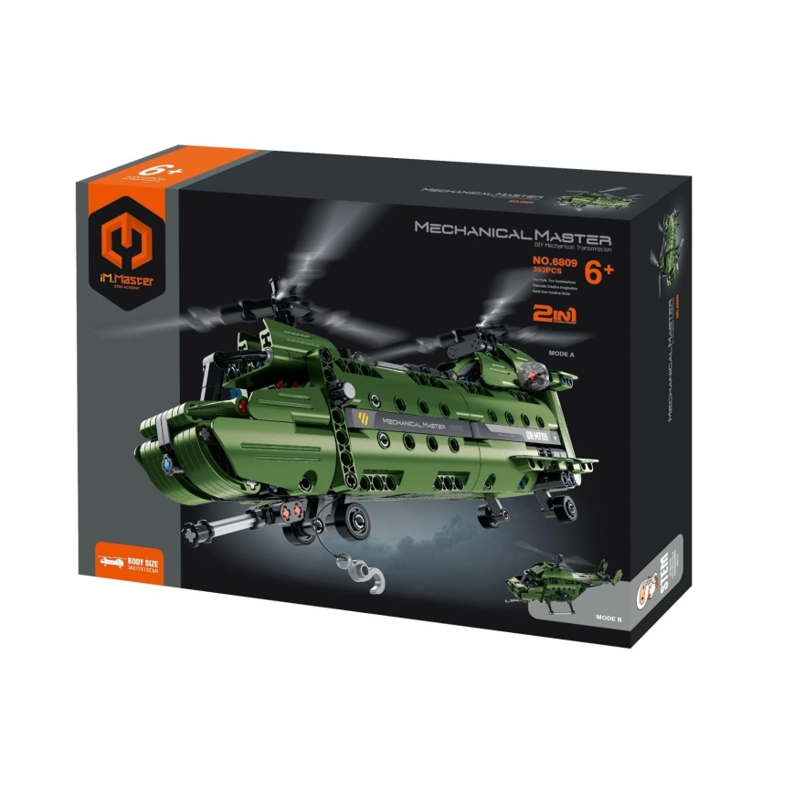 iM.Master - helikopteri ehituskomplekt mehaanilise ajamiga, 2-ühes, 393 osa