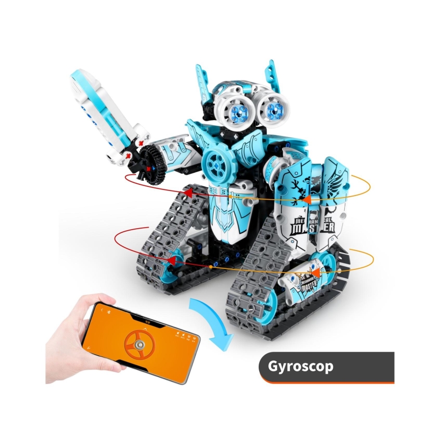 iM.Master - programmeeritav ehituskomplekt: 3-ühes robot, 398 osa + kaugjuhtimispult
