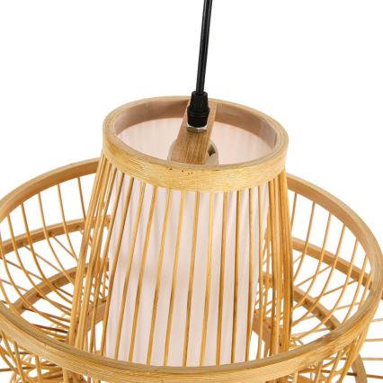 Lühter PINCHOS 1xE27/40W/230V d. 45 cm bambus