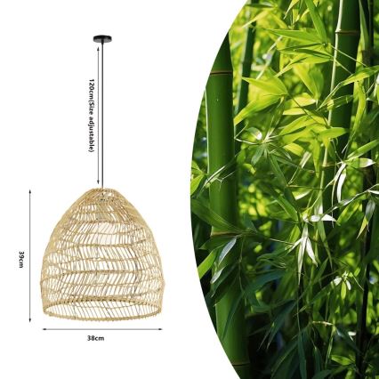 Rippvalgusti riputuskaabliga BOHO DELICADO 1xE27/40W/230V Ø 38 cm