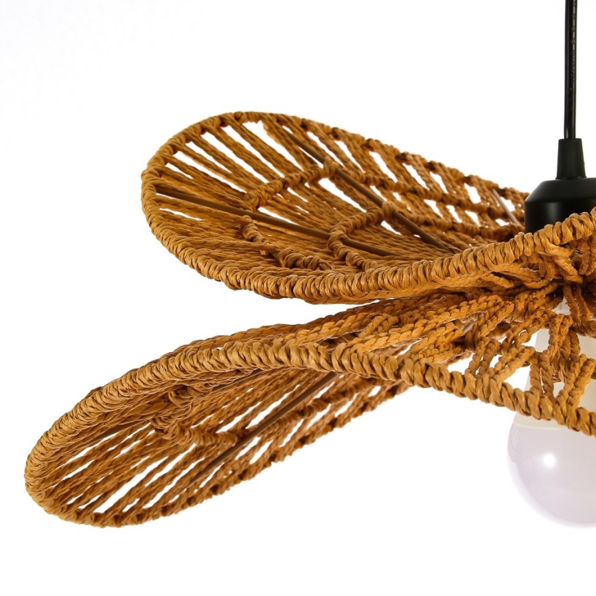 Lühter MARIPOSA 1xE27/40W/230V d. 80 cm džuut