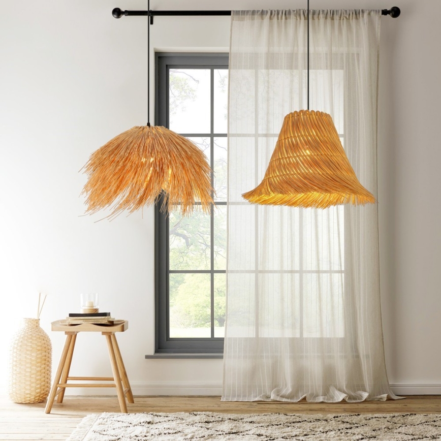 Lühter NATURALEZA 1xE27/40W/230V d. 55 cm rotang
