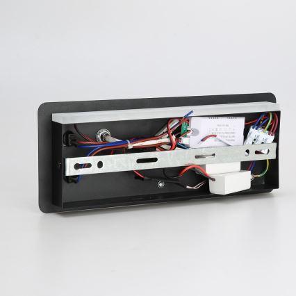 Immax 08288L - LED Kohtvalgusti seinale koos riiuli, USB pesa ja juhtmevaba laadimisega Be PREPARE LED/3W/230V + LED/3W must