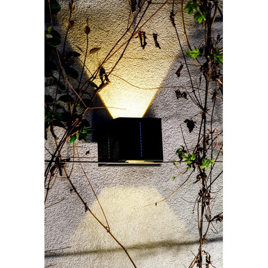 LED Päikesepaneeliga seinavalgusti koos anduriga LED/2W/5V IP54