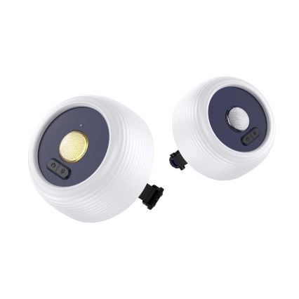 LED RGB Kaasaskantav päikesepaneeliga laetav lamp koos LED valguskett LED/10W/5V 3600 mAh IP65