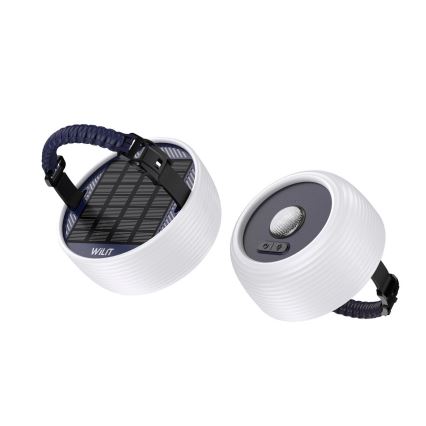 LED RGB Kaasaskantav päikesepaneeliga laetav lamp koos LED valguskett LED/10W/5V 3600 mAh IP65