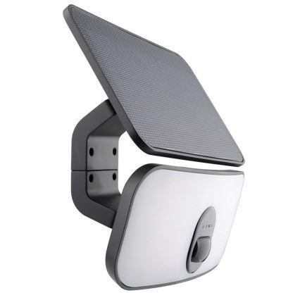 LED Päikesepaneeliga seinavalgusti koos anduriga LED/13W/3,7V 4000K IP65